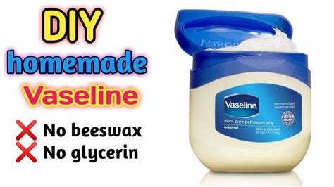 how to make vaseline.